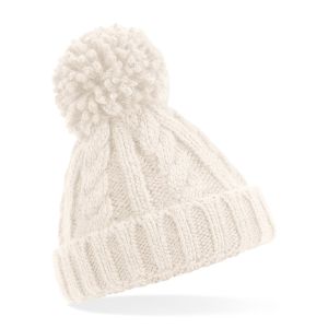 Infant Cable Knit Melange Beanie