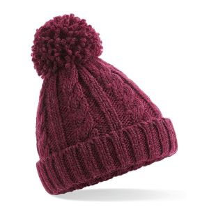 Junior Cable Knit Melange Beanie