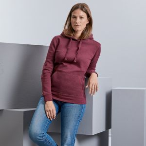 Ladies´ Authentic Melange Hooded Sweat