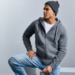 Men´s Authentic Melange Zipped Hood Sweat