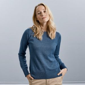 Ladies' Crew Neck Knitted Pullover