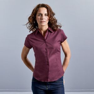 Ladies' Short Sleeve Easy Care Fitted Shirt