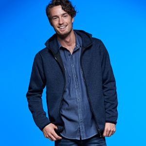 Men's Knitted Fleece Hoody