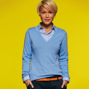 Ladies' V-Neck Pullover