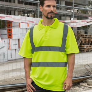 Hi-Viz Poly-Cotton Polo