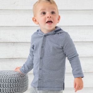 Baby Striped Hooded T