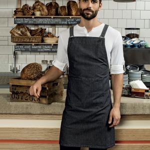 Cross Back 'Barista' Bib Apron