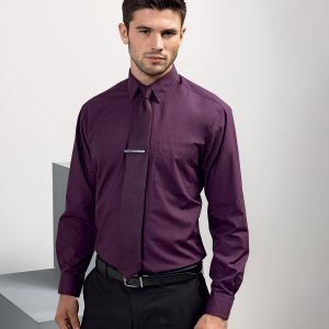 Men's Long Sleeve Poplin Shirt