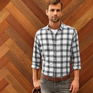 Men's Long Sleeve 'Ginmill' Check Shirt