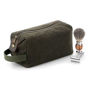 Heritage Waxed Canvas Wash Bag