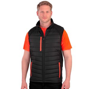 Black Compass Padded Softshell Gilet