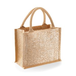 Shimmer Jute Mini Gift Bag