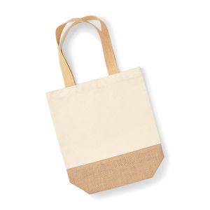 Jute Base Canvas Shopper