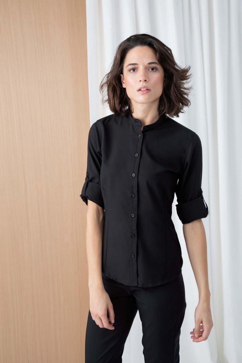 Camicia donna collo alla coreana personalizzate prezzo a partire da 18,05 €