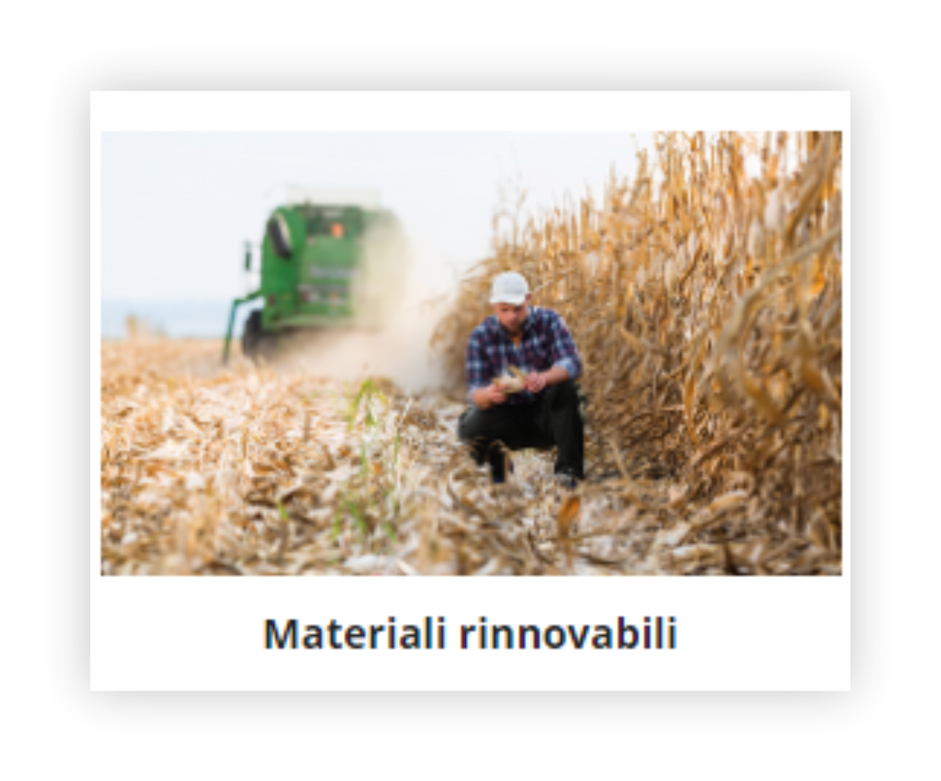 Materiali rinnovabili