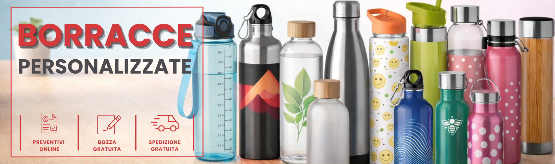 Borracce - Tutto da Personalizzare