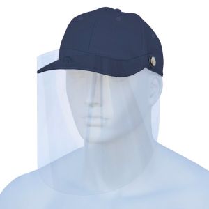 Baseball cap with visor 100%C